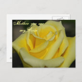 Mutter Sie sind meine Rose/irgendein Fall_ Postkar Postkarte (Vorne/Hinten)