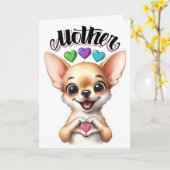 MUTTER - Siehe Inside . Karte (Gelbe Blume)