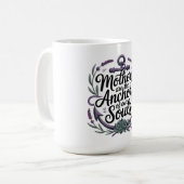 Mütter sind die Anker unserer Seelen Kaffeetasse (Vorderseite Links)