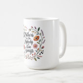 Mütter sind die Melodie der Liebeslieder Kaffeetasse (VorderseiteRechts)