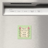 Mütter sind eine Rose im Garten des Lebens Magnet (In Situ (Geschirrspüler))