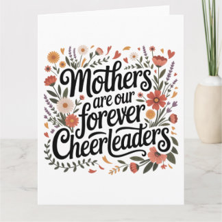 Mütter sind unsere ewigen Cheerleader Karte