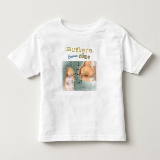 Mutter Singing Toddler Tee von den Butter kommt (Vorderseite)