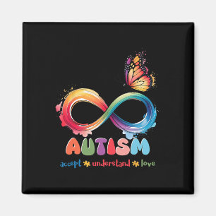 Mutter Sohn Familie akzeptieren Autistische Kinder Magnet