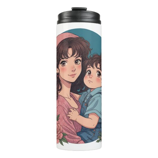 Mutter&Sohn Thermosbecher (Vorderseite)