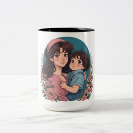 Mutter&Sohn  Zweifarbige Tasse