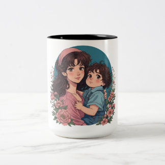 Mutter&Sohn  Zweifarbige Tasse
