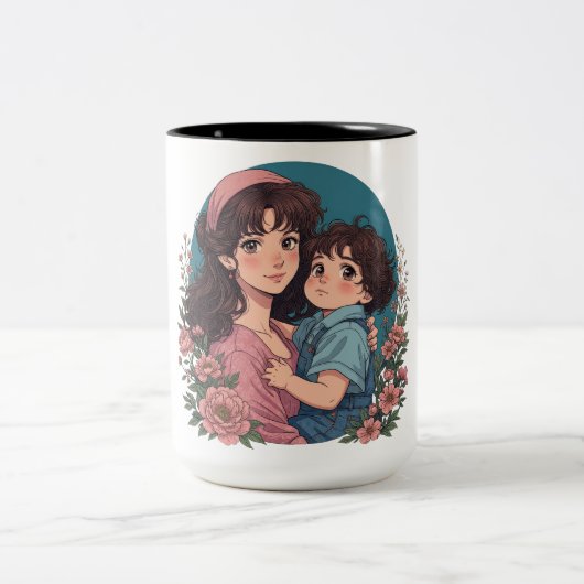 Mutter&Sohn Zweifarbige Tasse (Mittel)