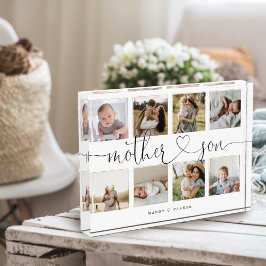 Mutter Son Heart Script | Foto Grid Collage