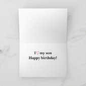 Mutter Son Penguins Geburtstag Karte (Innenseite)