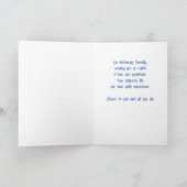 Mutter Sonntagsmamma Whimsical Steaming Teacups Karte (Innenseite)