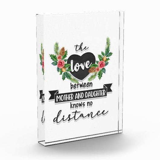 Mutter spendet die Liebe zwischen Mutter und Tocht Fotoblock (Links)