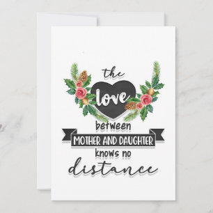 Mutter spendet die Liebe zwischen Mutter und Tocht Save The Date