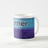 "Mutter" - Sprachen Kaffeetasse (VorderseiteRechts)