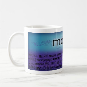 "Mutter" - Sprachen Kaffeetasse