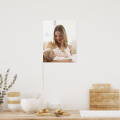 Mutter stillen ihr Kind Poster (Küche)