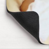Mutter stillende Babyfrau (1-3 Monate) Mousepad (Ecke)