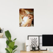 Mutter stillende Babyfrau (1-3 Monate) Poster (Heimbüro)