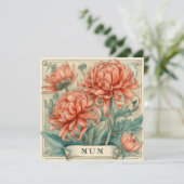 Mutter Strahlung: Äußere Wünsche Feiertagskarte (Stehend Vorderseite)