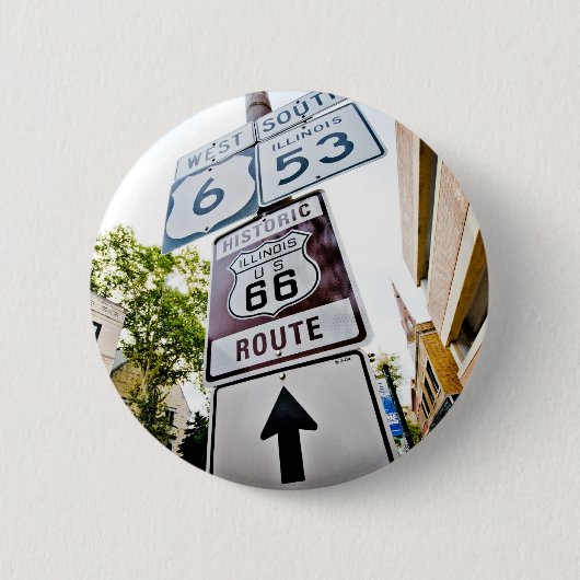 Mutter-Straße des Weg-66 Button (Vorderseite)