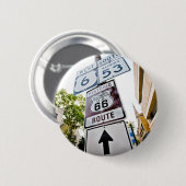 Mutter-Straße des Weg-66 Button (Vorne & Hinten)