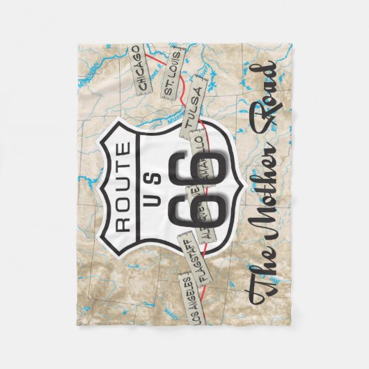 Mutter-Straßendecke Funktelegrafie 66 Fleecedecke (Vorderseite)