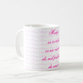 Mutter, SU nombre es un Cuadro de mil palabras De Kaffeetasse (Vorderseite Links)