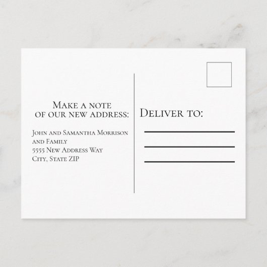 Mutter Swan Baby wirft Wasserwechsel Ankündigungspostkarte (Rückseite)