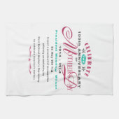 Mutter-Tag 2014 - 100-jährige Feier Küchentuch (Horizontal)