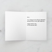 Mütter Tag Backquote Bäcker Mama Koch Karte (Innenseite)