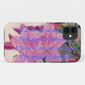 Mütter Tag-besondere Freude Case-Mate iPhone Hülle (Rückseite (Horizontal))