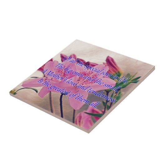 Mütter Tag-besondere Freude Fliese (Seite)