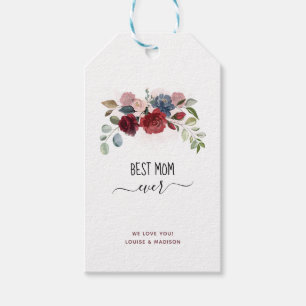 Mütter Tag Beste Mama je Personalisierte Blumenkla Geschenkanhänger