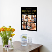 Mütter Tag Beste Mama je trendy FotoCollage Foliendrucke (Ablage(Küche))