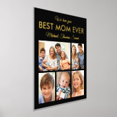 Mütter Tag Beste Mama je trendy FotoCollage Foliendrucke (Ablage )