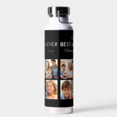 Mütter Tag Beste Mama je trendy FotoCollage Trinkflasche (Links)