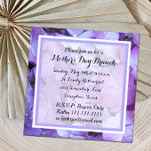 Mütter Tag Brunch Einladung Hydrangea Blossom