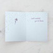 Mütter Tag Denken Sie an Purple Blumen Karte (Innenseite)