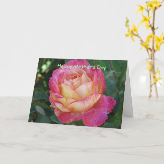 Mutter-Tag Karte (Gelbe Blume)