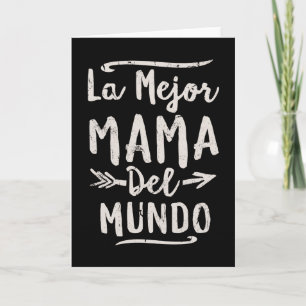 Mutter-Tag La Mejor Mutter Del Mundo Mom Karte