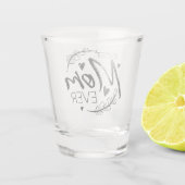 Mütter Tag Liebe Mama Schnapsglas (Rückseite)