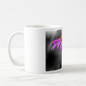 Mütter Tag Lila und Orangenblume Kaffeetasse (Links)