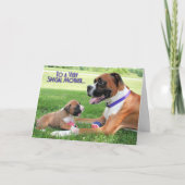 Mutter-Tag - Mama-Boxer - Vindy Karte (Vorderseite)