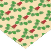 Mütter Tag Monstera Pflanze Gemustert Tischdecke (Schrägansicht)