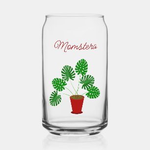 Mütter Tag Monstera Pflanze Individuelle Name Dosenglas