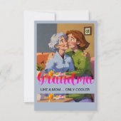 Mutter-Tag-Oma: Danke-Karte Dankeskarte (Vorderseite)