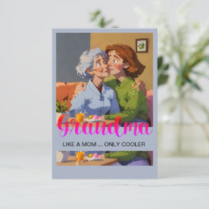 Mutter-Tag-Oma: Danke-Karte Dankeskarte