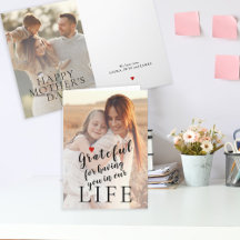 Mütter Tag personalisiert 2 Fotos und Text