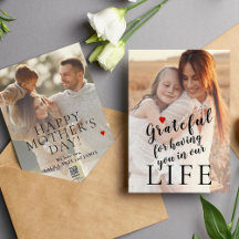 Mütter Tag personalisiert 2 Fotos und Text