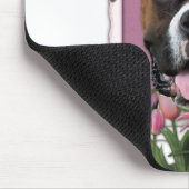 Mutter-Tag - rosa Tulpen - Boxer - Vindy Mousepad (Ecke)
